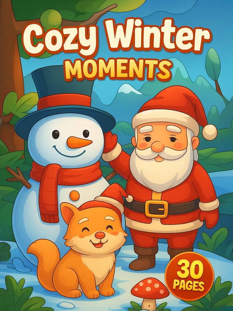 Cozy-Winter-Moments-–-30-Kids-Winter-Coloring-Pages Cozy-Winter-Moments-30 Kids Winter Coloring Pages