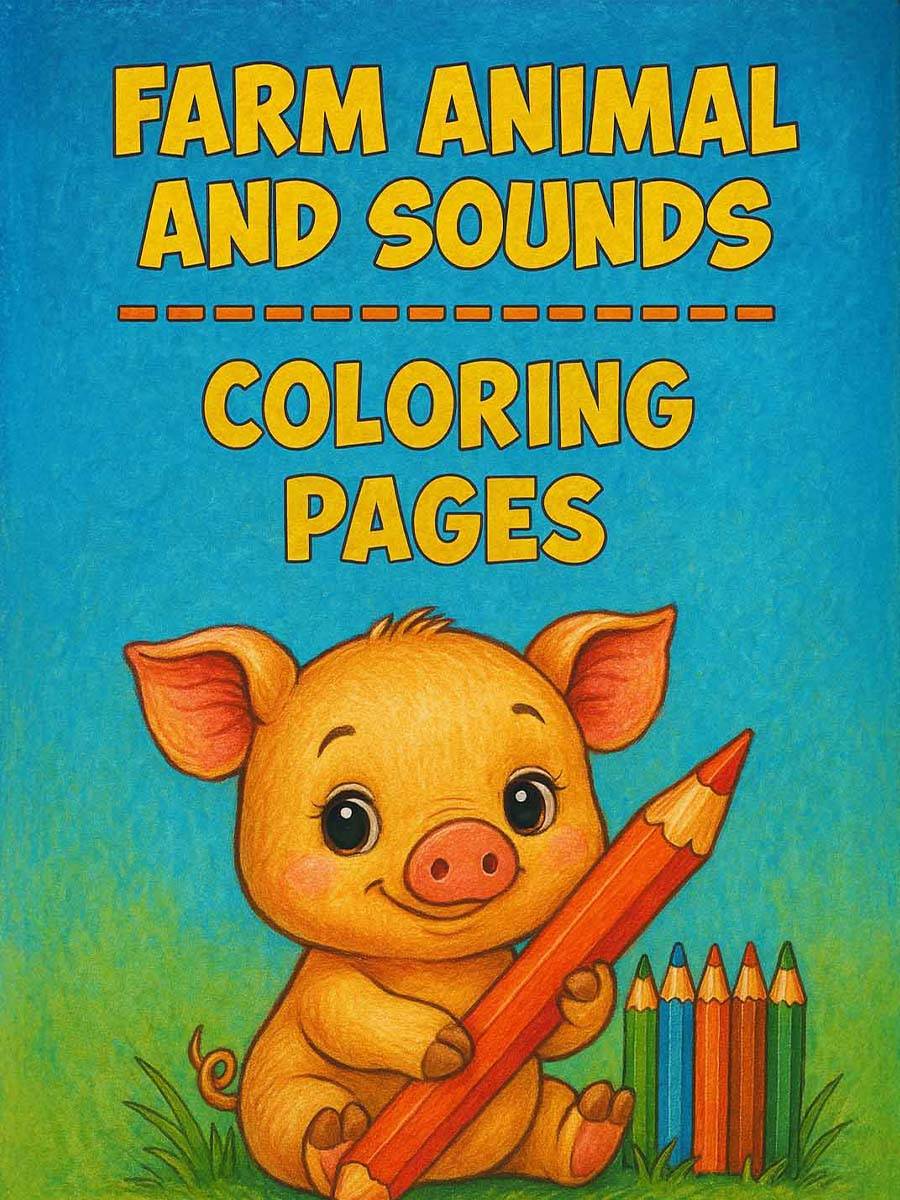 Farm-Animal-and-Sounds Farm Animal and Sounds Coloring Pages