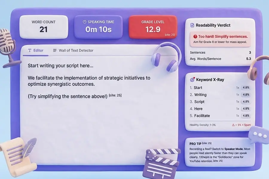 Script & Copy Tuner Business Text Formatter Turn plain text into clean, readable, and well-structured content for social media posts. Fix spacing, line breaks, and formatting with one click.