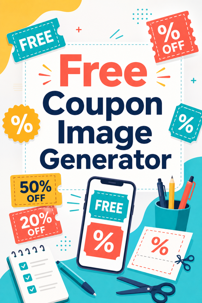 Free Coupon Image Generator